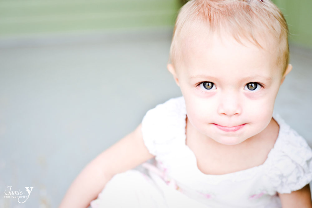 las vegas children's photography portrait of 18 month old little girl