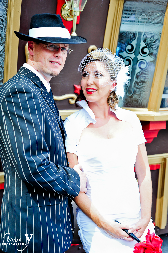 pin up vintage bridal photography in downtown las vegas