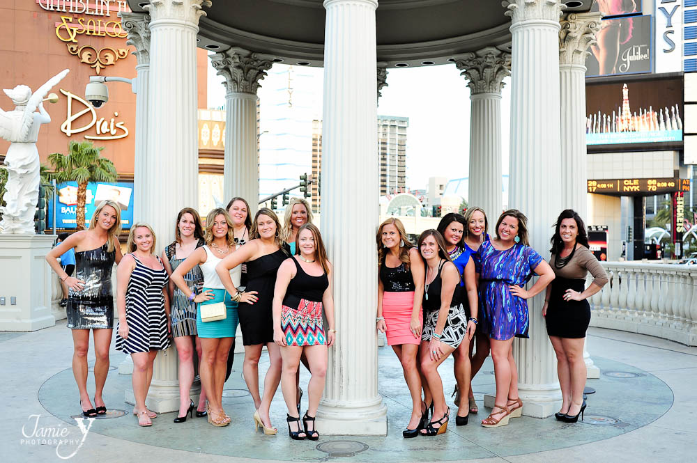 Las Vegas Photographybachelorette Partylindsey And Her Girlslas Vegas Strip