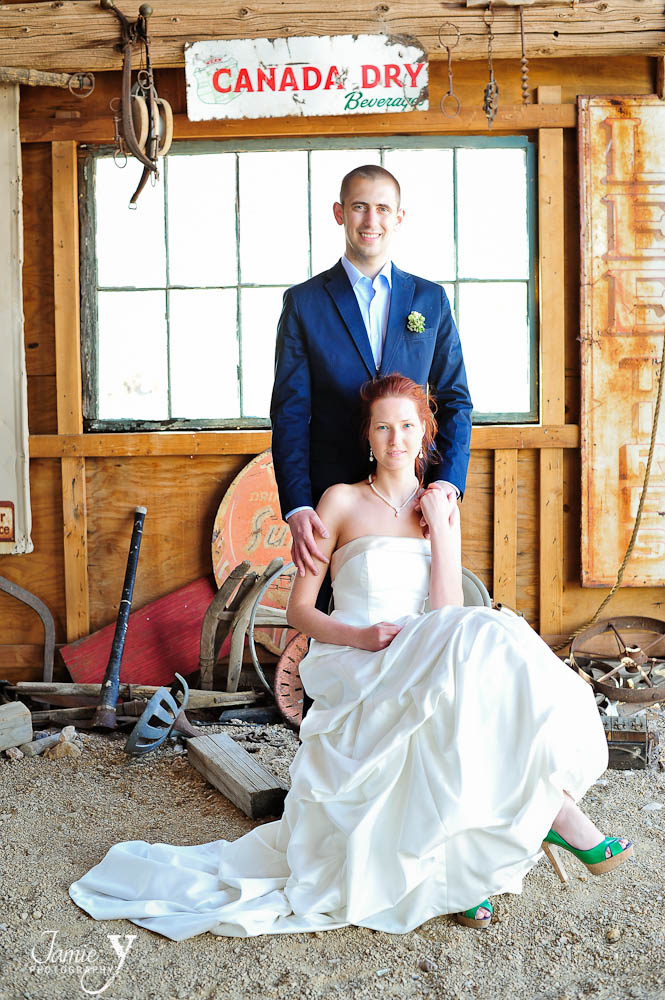 non traditional wedding photography at nelson ghost town outside of las vegas nevada