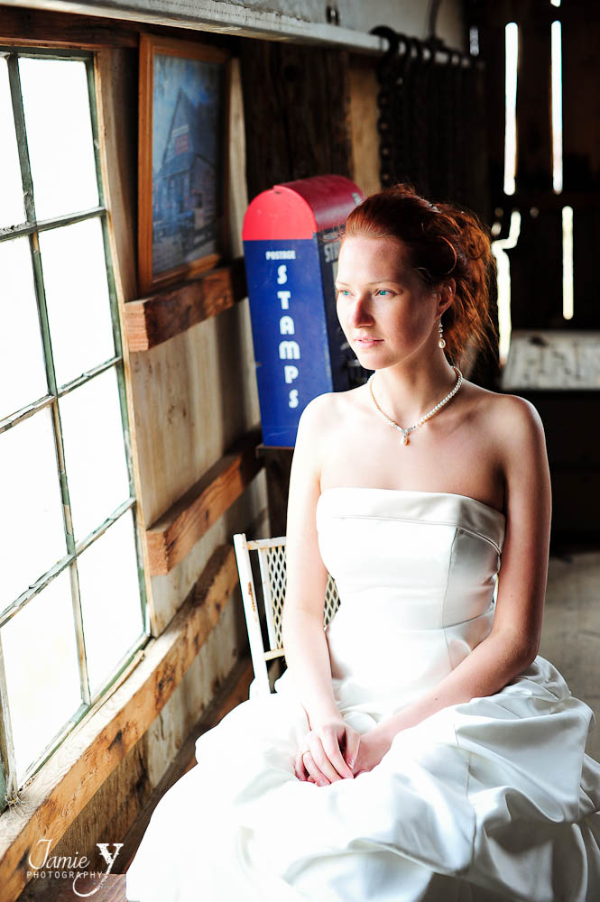 bride portrait at nelson ghost town wedding in nevada