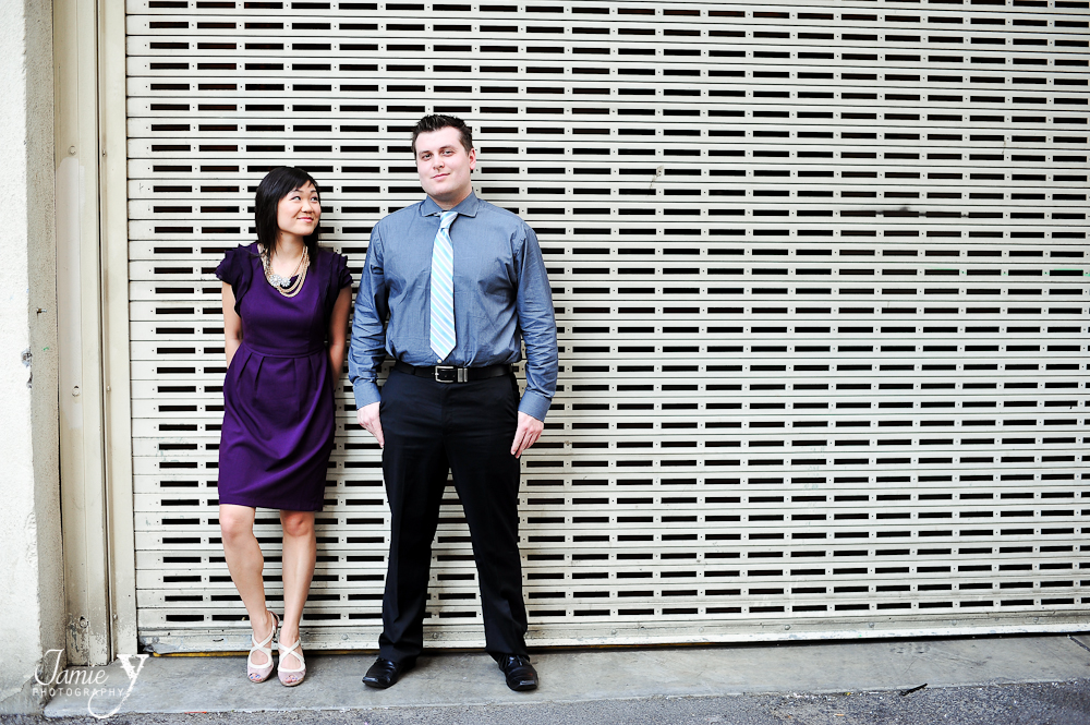 Outdoor Urban Engagement Photo Session|Downtown Las Vegas|E-Session|Stephanie & Derek