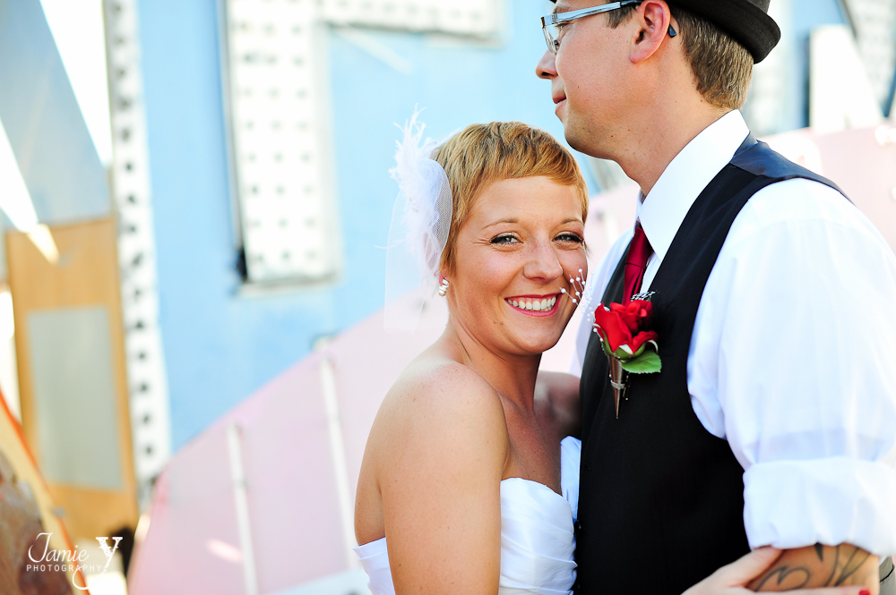 Las Vegas Elopment | The Neon Boneyard & The Cosmopolitan | Wedding Photography | Terrie & Joe