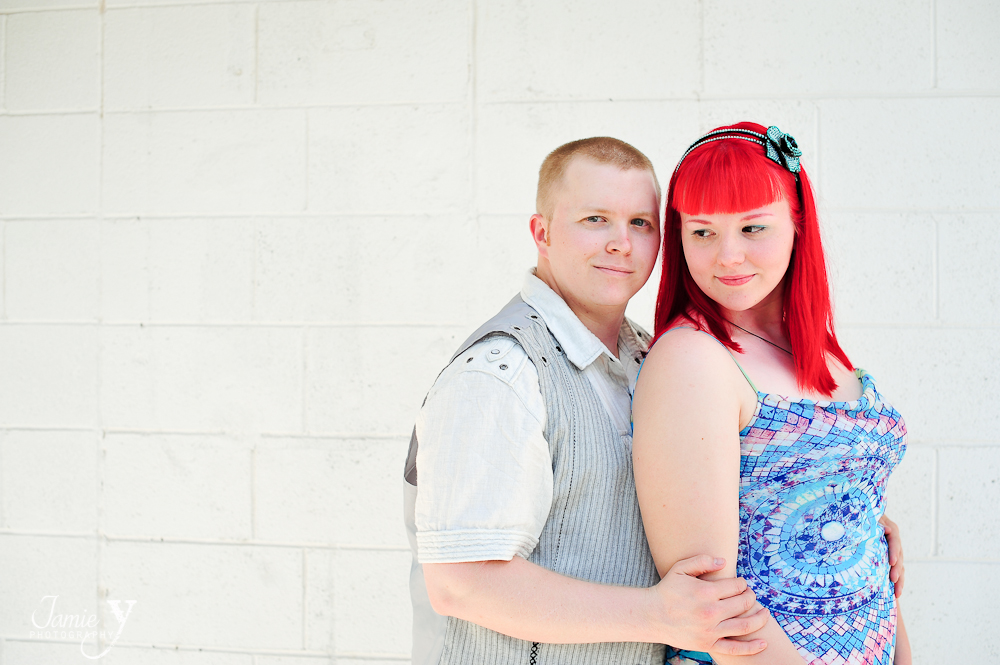 Candy Inspired Engagement Photo Session|Downtown Arts District Las Vegas|Brenna & Nathan|Bright & Quirky|Las Vegas Engagement Photographer