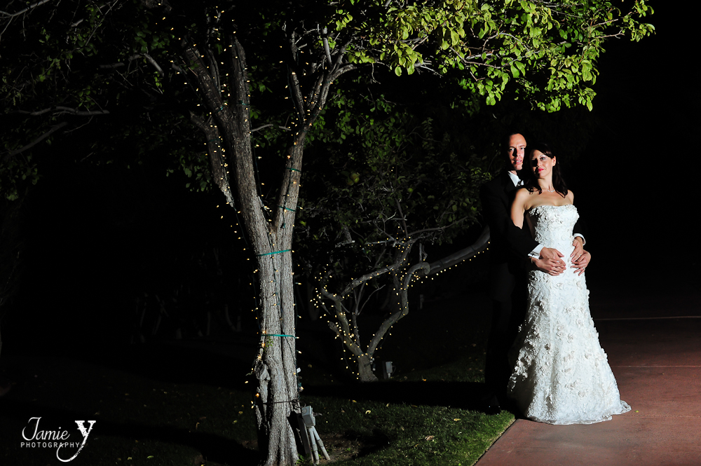 outdoor wedding at the grove in las vegas