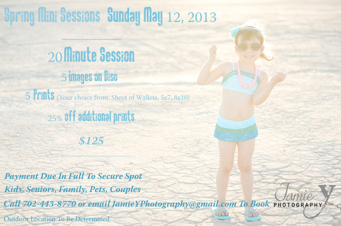 Spring Mini Sessions | May 12, 2013 | Las Vegas Portrait Photography