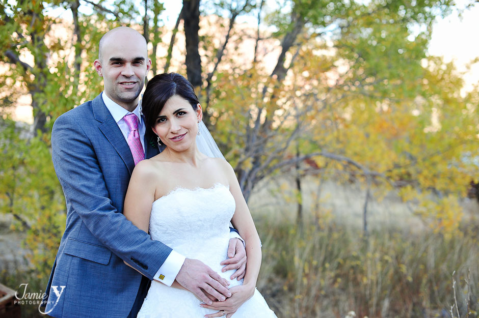 Lakeside Fall Wedding | Sahar & Allen