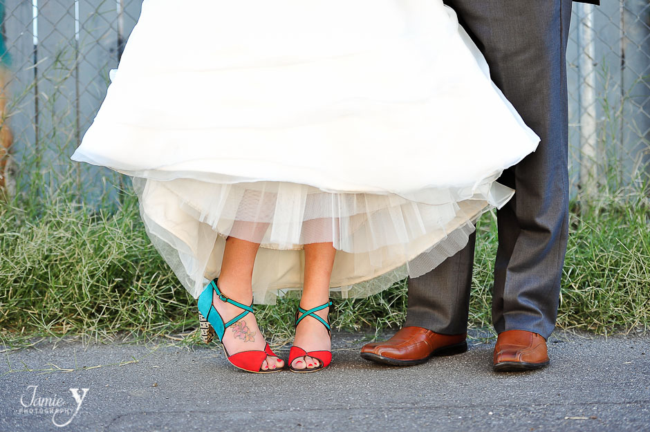 Retro Vegas Wedding | Becky & Chris | Downtown Arts District