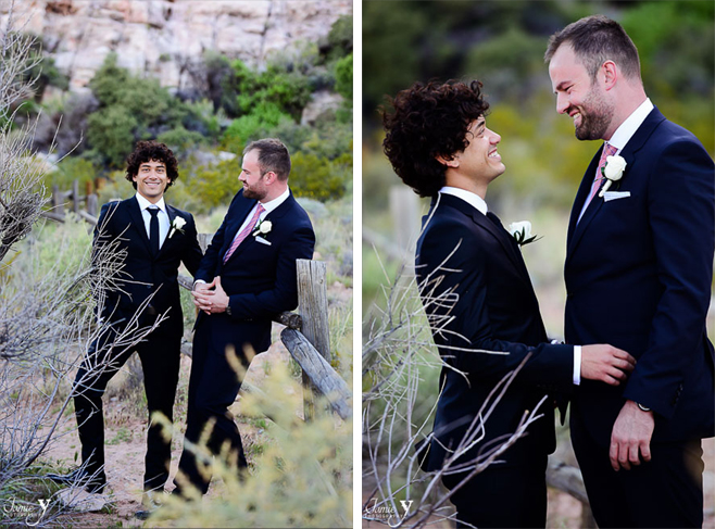 Las Vegas Desert Wedding Photos | Farouk & Calum