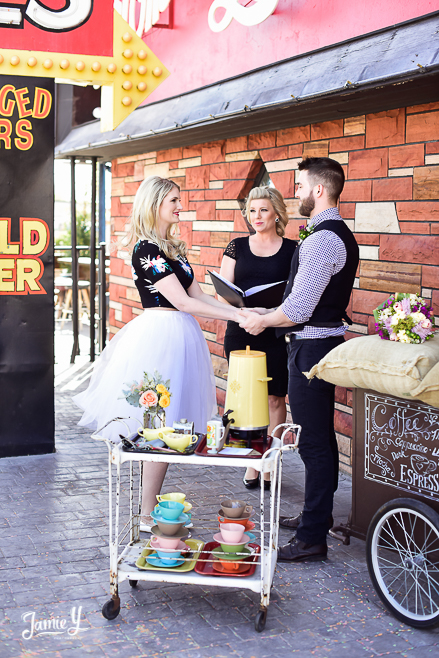 Vintage Coffee Brunch Wedding | Styled Shoot | Las Vegas