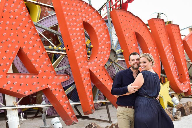 Neon Museum Photography | Simone & Andrew