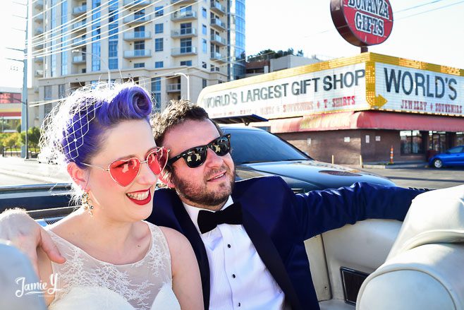 Vintage Las Vegas Elopement With Elvis | Richard & Bec