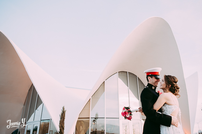 Elope At The Neon Museum | Hayley & Grant