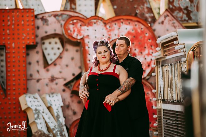 Rockabilly Engagement Photos | Las Vegas