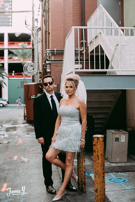 bad ass bride and groom