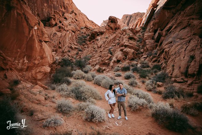 Valley of fire engagement photos