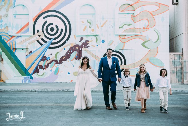 Boho Downtown Vegas Elopement | Jacqueline & Chris