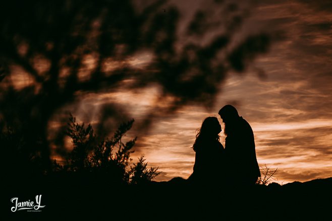 Las Vegas Desert Mountain Engagement | Brandy & Kelly