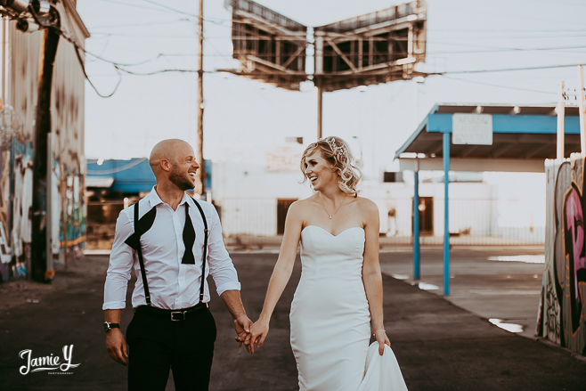 Urban Arts District Wedding Las Vegas | Brendan & Becky