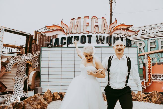 Elopement In Downtown Las Vegas  Kenda & Marcus - Jamie Y Photography