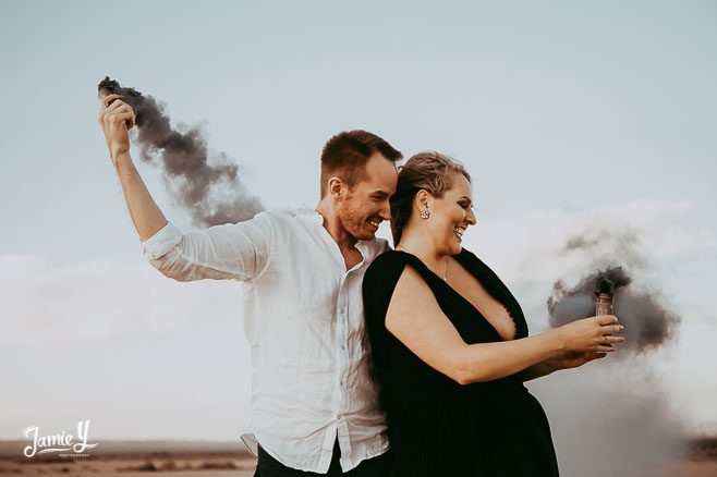 Engagement Photos Dry Lake Bed