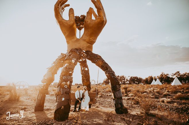 burning man art at nipton