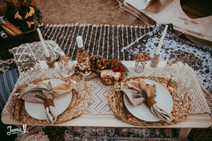 boho wedding picnic