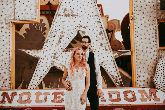 edgy vegas wedding