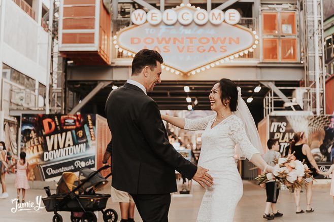 Las Vegas Elopement During COVID | Ai & Tony