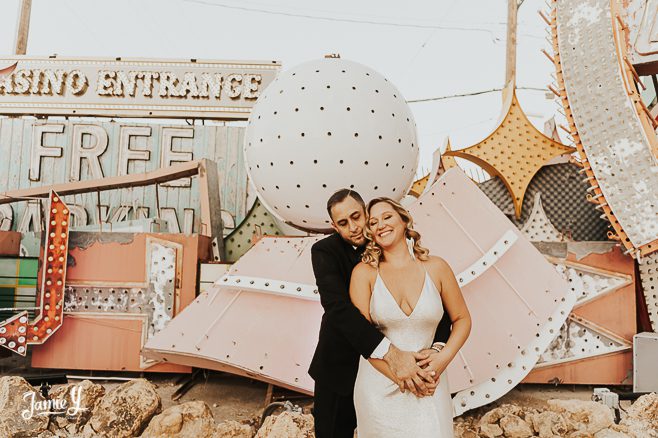 Classic Downtown Las Vegas MicroWedding | Ashley & Brian