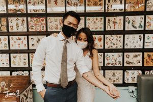 bride and groom tattoo