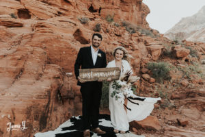 red rock canyon elopement package