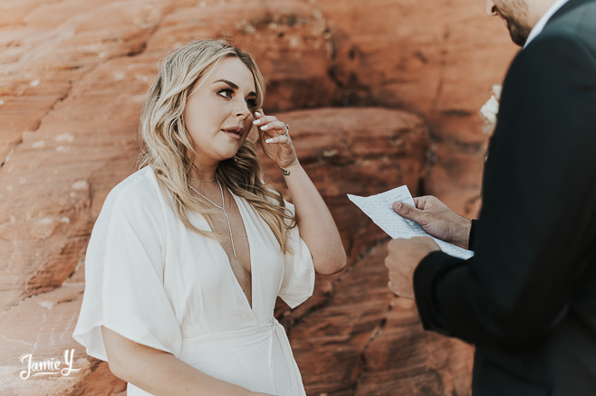 red rock canyon elopement package