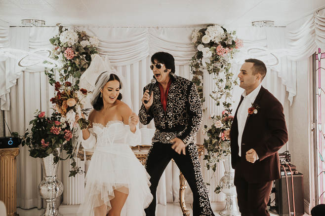Rock N Roll Vegas Wedding | Adelina & Aiden - Jamie Y Photography