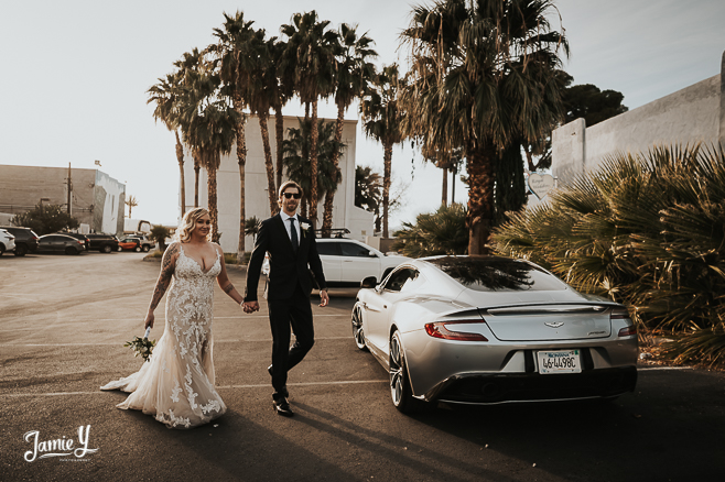 Renting a Cool Car for Your Las Vegas Wedding | Kelsey & Chris