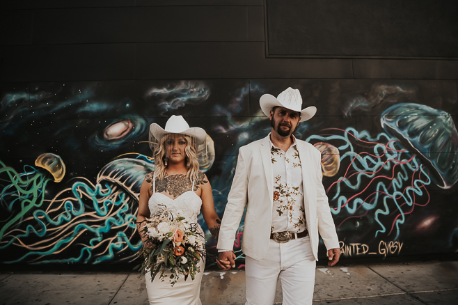 Rock N Roll Western Vegas Wedding – Hannah & Jason