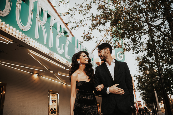 Downtown Vegas Engagement Photography