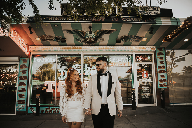 Cool Wedding Photography In Vegas | Lauren & Gary