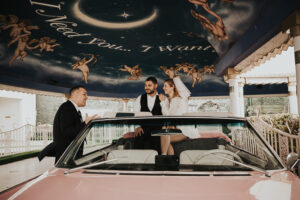 Rocking casual downtown Las Vegas Elopement