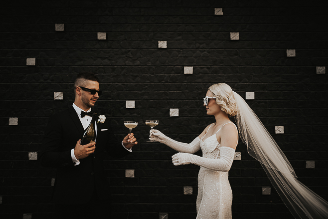 Rock N Roll Las Vegas Elopement Photography | Mikaela & Jake