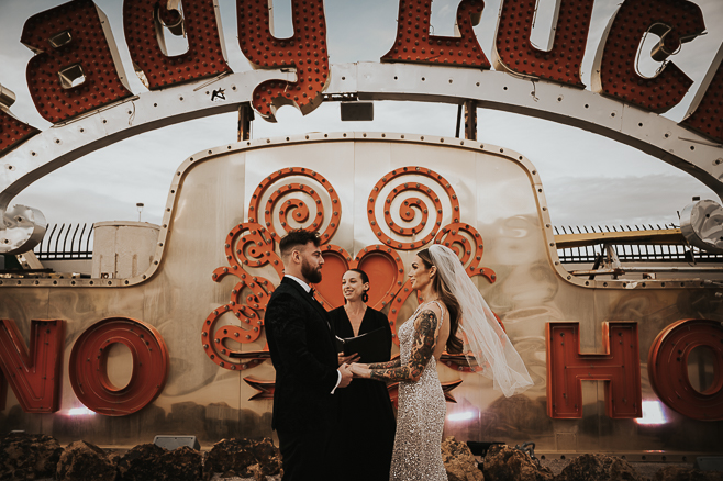 Neon Museum Wedding Las Vegas