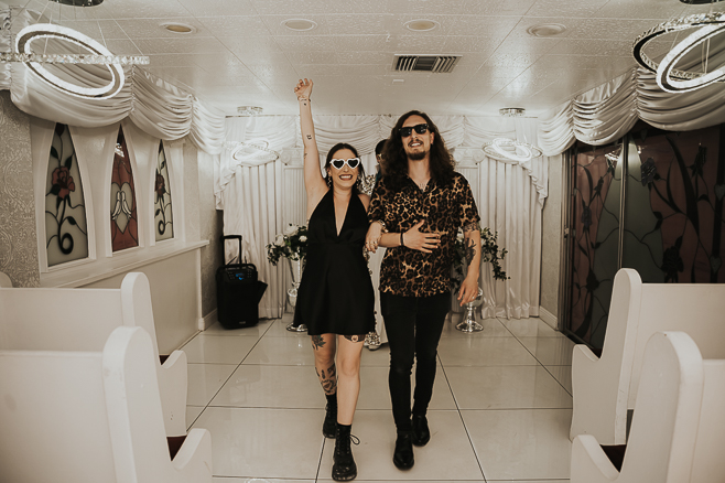 Rock N Roll Wedding In Las Vegas | Maria & Carlos