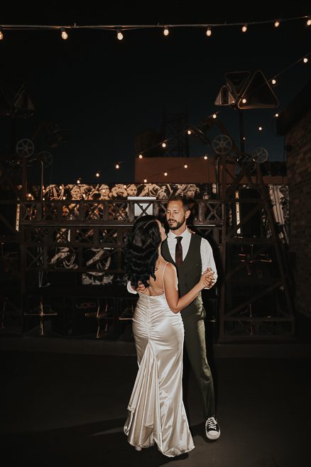 wedding reception at commonwealth las vegas on fremont