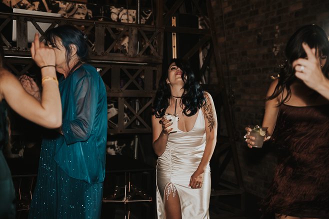 wedding reception at commonwealth las vegas on fremont