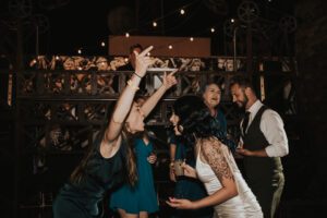 wedding reception at commonwealth las vegas on fremont