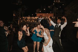 wedding reception at commonwealth las vegas on fremont