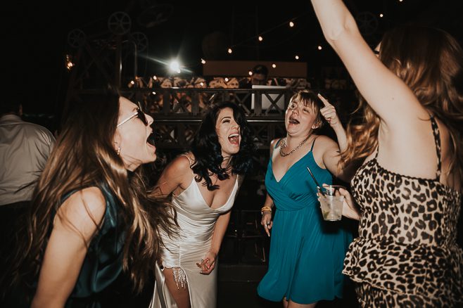 wedding reception at commonwealth las vegas on fremont