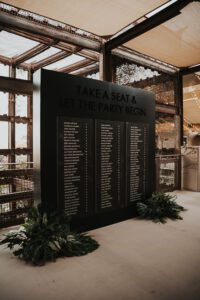 jurassic park themed wedding seating chart