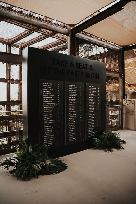 jurassic park themed wedding seating chart