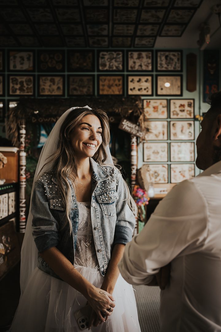 bride at downtown tattoo las vegas